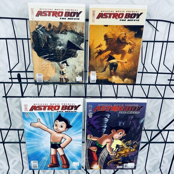 Astro Boy The Official Movie Prequel 1a-2a 1b-2b Lot (2009 IDW Comics) 1-2 - Picture 1 of 5